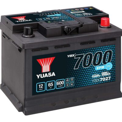 YBX7027 12V 65Ah 600A Yuasa EFB Start Stop Battery